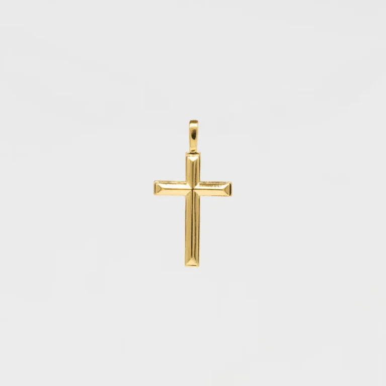 Gold Cross Pendant Bishop