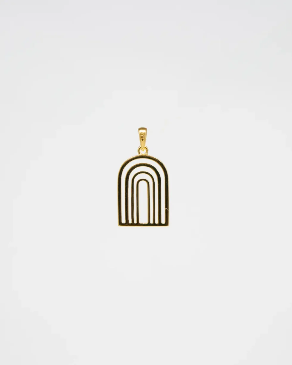 Gold Arches Pendant