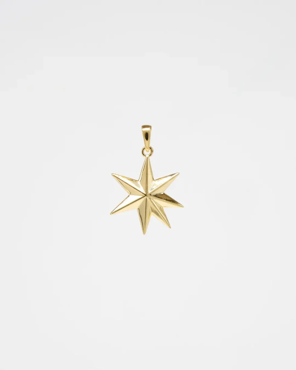 Golden Shining Star Pendant