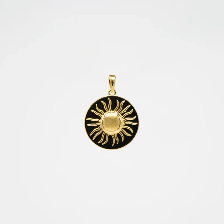 Golden Sun Pendant Gold