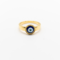 Evil Eye Gold ring