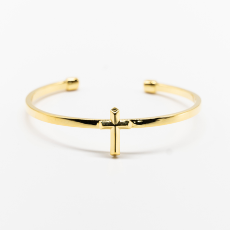 Gold Cross Bracelet