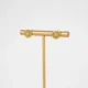 Sun Stud Gold Earrings