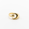 Gold Ring Moon and star